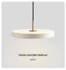 UFO Metal Led Pendant Light Modern Art Design Suspension Round Indoor Hanging Lamp Nordic Kitchen Dining Living Room Home Decor