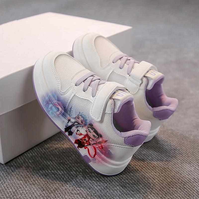 

Nezha Casual Shoes for Children and Young Children Sports Cartoon Sneakers Shoes Non-slip Children s Sneakers Sports Shoes 37 фиолетовый
