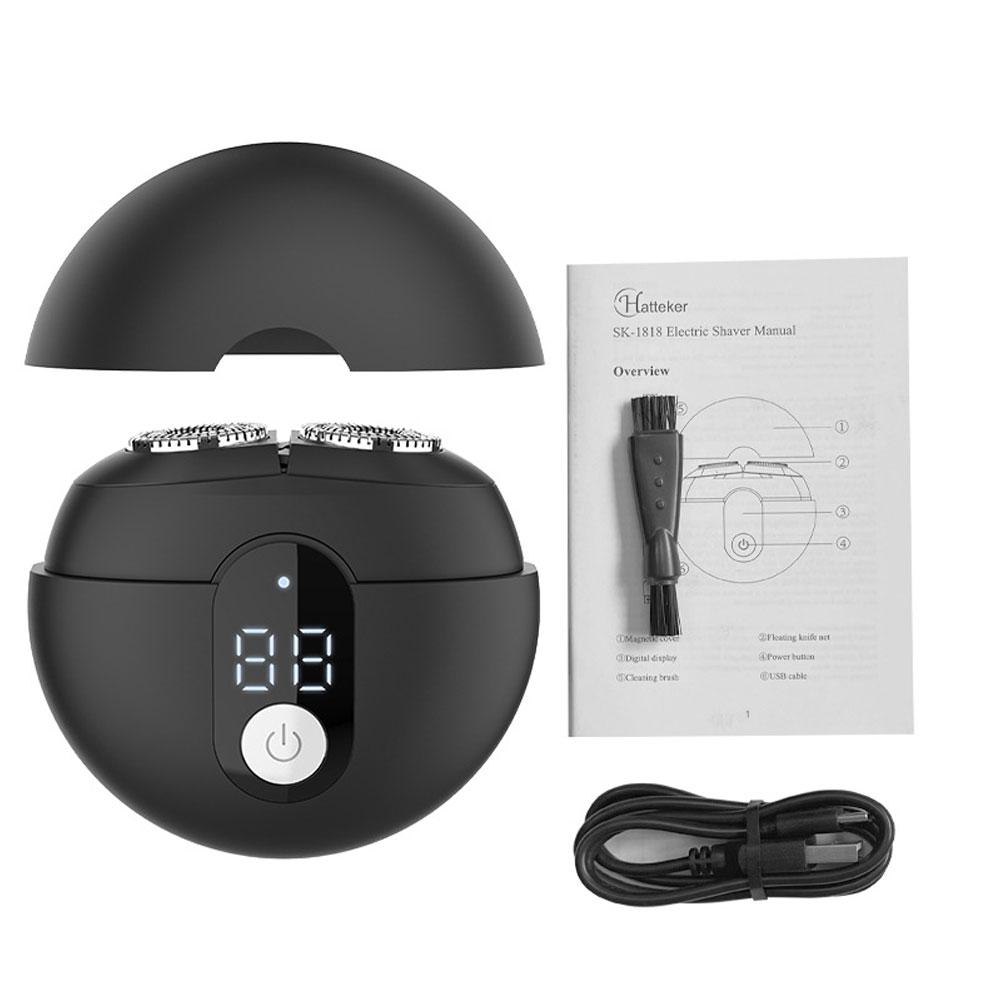 Electric Beard Clipper for Man Waterproof Digital Display Portable Shaver for Wet and Dry Use