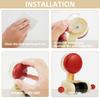 3PCS Suction Cup Shower Head Holder Adjustable Shower Head Bracket Wall Mounted Handheld Removable Handheld Showerhead Holder
