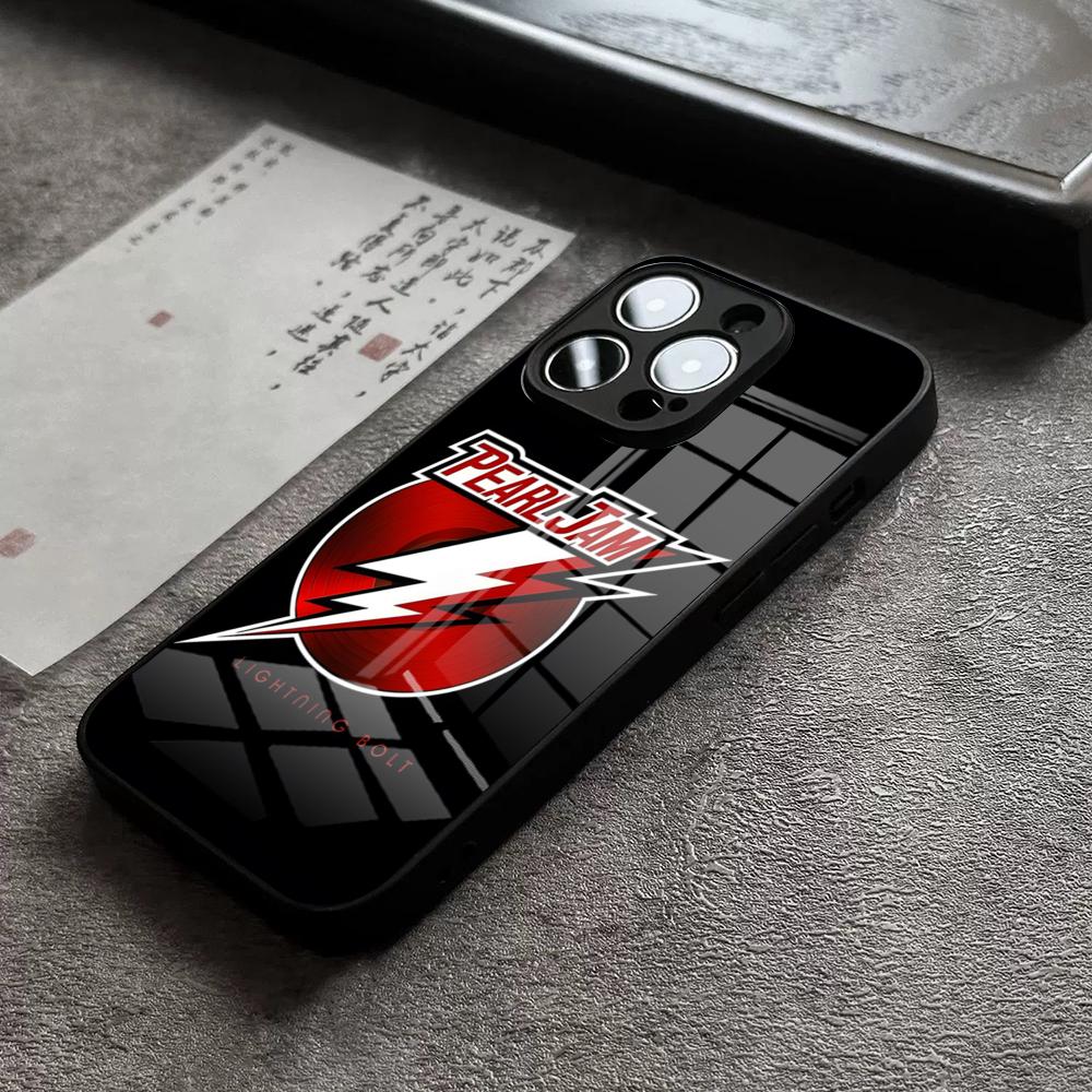 Fashion Future Days P-pearl Jam Phone Case For iPhone 18 17 16 Pro Max 15 Plus 14 Pro 12 11 13 Mini X XR XS Max SE Glass Cover