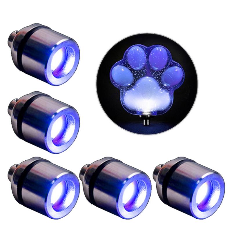 Crystal Key Chain LED Light Keychain Luminated Keyring Pendant DIY Resin Epoxy Accessories