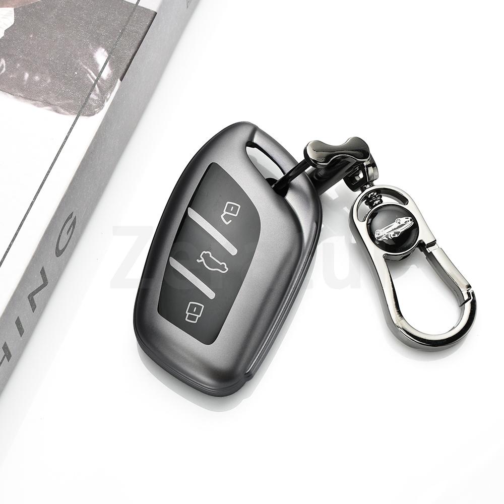 Autoschlüsselabdeckung Hülle Schale Schlüsselanhängerhalter 3 Tasten Gun TPU Für Roewe Rx5 I6 I5 Rx3 Rx8 Erx5 Für Mg Zs Ev Mg6 Ezs Hs Ehs