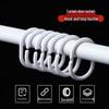 C-Ring Curtain Snap Hook: Shower & Dorm Blackout Curtain Hanging Accessory