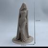 1PC 3D Mystery Masked Lady Statuette Character Sculpture Ornament Tabletop Wine Cabinet Home Decoration