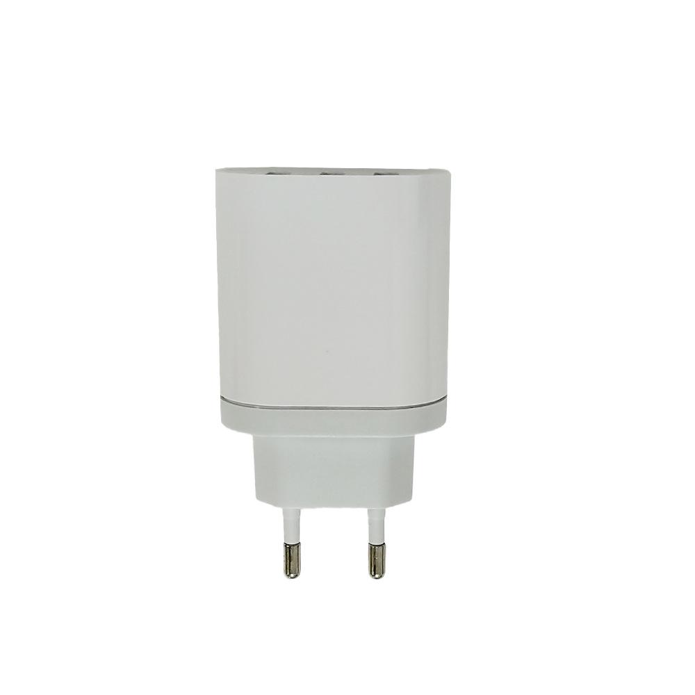 CE-Certified 5V3A Multi-Port 3-USB Fast Charger for Mobile & Tablets