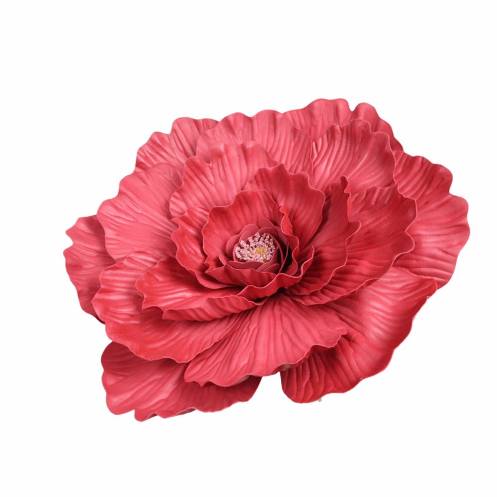 

40cm Artificial Flowers Giant Size Wedding Accessories NEW Photography Backdrop Photography Props вина червоного кольору
