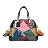 Bag Women'S Messenger Bag Crocodile Pattern Women'S Bag Portable Broken Leather Color Matching Large Capacity Shoulder Bag Sheepskin Bag