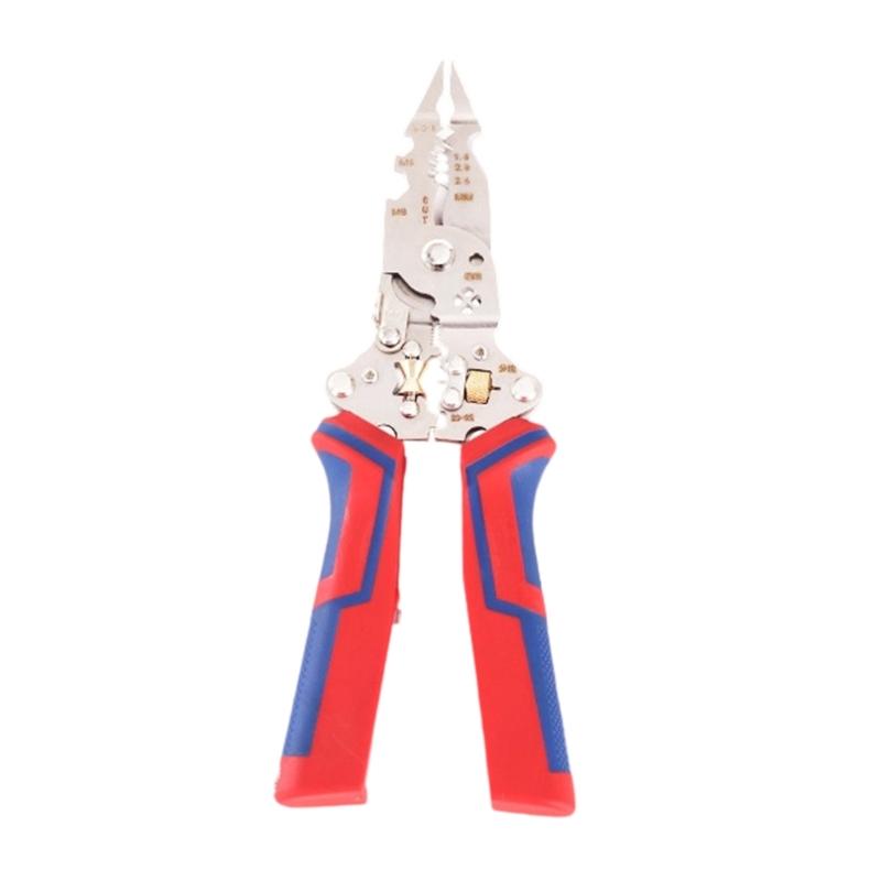 

Electrician Stripping Pliers Cutter Suitable for Household Maintenance Electrical Work Cable Wire Cutting and Stripping 1
