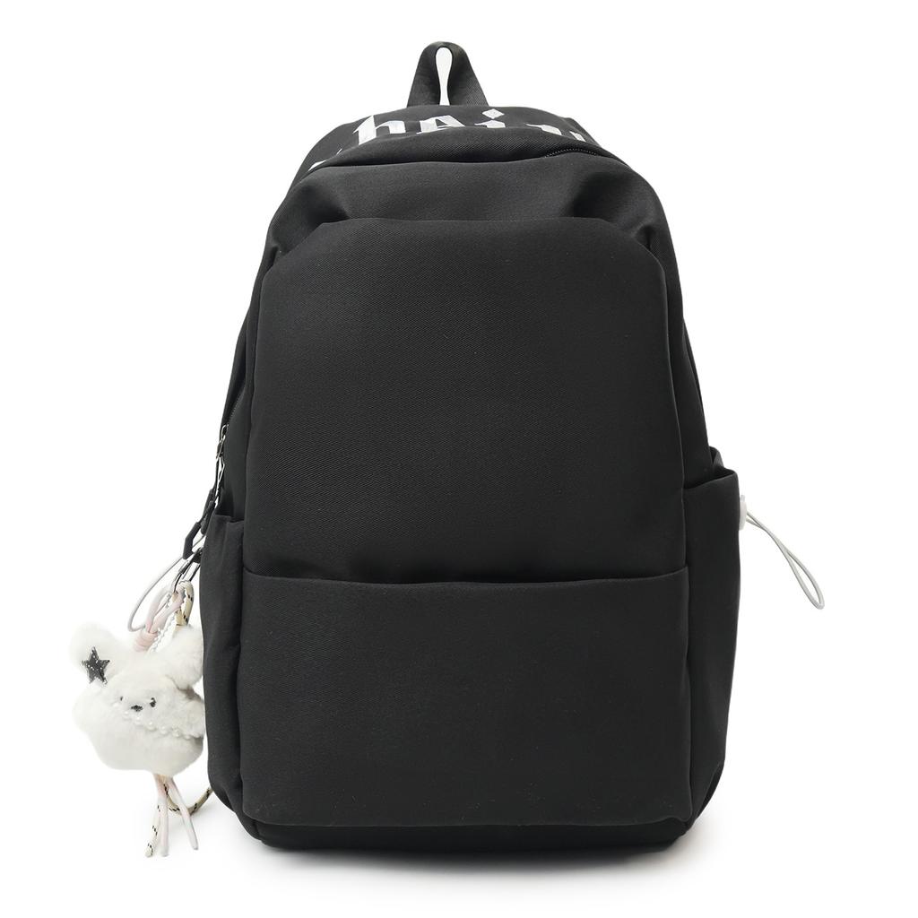 Schoolbag Korean Ins Lazy Wind School Bag Female Junior High School Students High Value Niche High School Students Large Capacity Super Fire Backpack