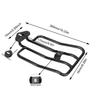 Motorcycle Rear Luggage Rack Carrier Support Fits for XL883Celsius1200 X48 Modified Parts(Black)