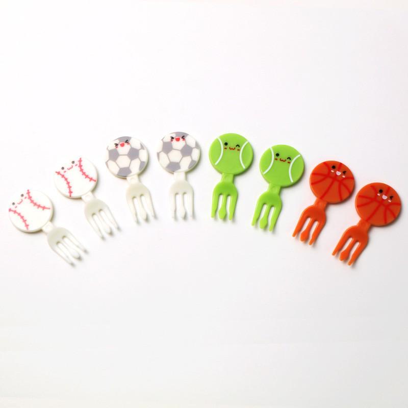 Creative Cartoon Animal Fruit Forks for Kids – Cute, Plastic Bento Picks for Household & Kitchen Use