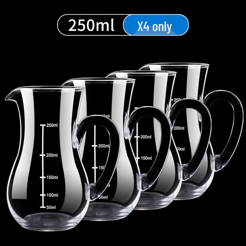 Graduated Glass Liquor Decanter Set