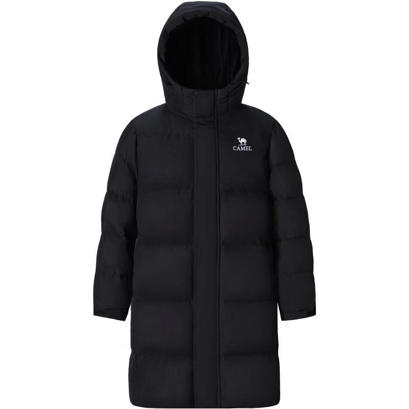 Camel Women's M35CAKI015 Hooded Mid-length Puffer Down Jacket