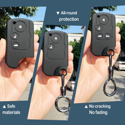 Weiche Schlüsseltasche Schutz für Honda Freed Spike Stepwgn Spada Fit Shuttle Elysion Fit Ge6 Zubehör Schlüsselhalter Auto-Schlüsselkappen