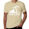 Funny Rig Life Oil Drilling Roughnecks Oilfield Worker Unisex Tshirt Shirts Graphic Unisexs Workout Shirts