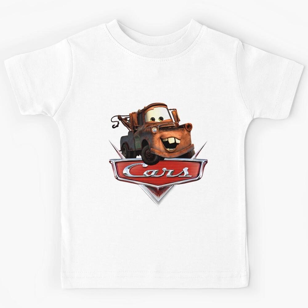 Cars kids movie tow mater on logo Kids T-Shirt 140
