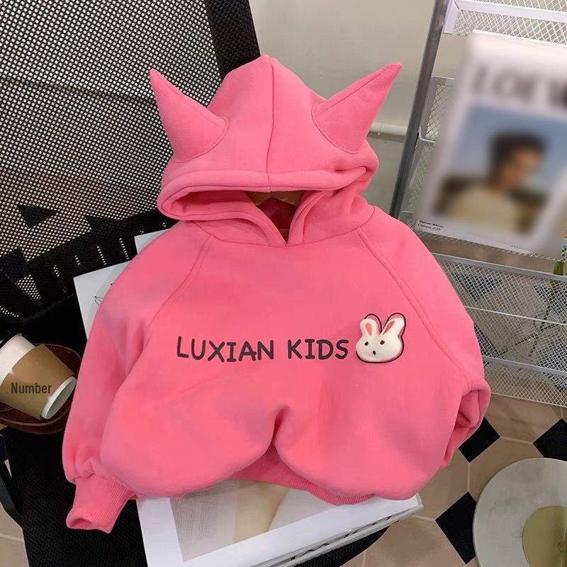 

Новый комплект из флисового свитера с капюшоном и леггинсов для девочек на осень/зиму — стильный и теплый комплект из двух предметов Size 120