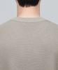 Musinsa Standard Textured Crew Neck Knit Vest [Beige]
