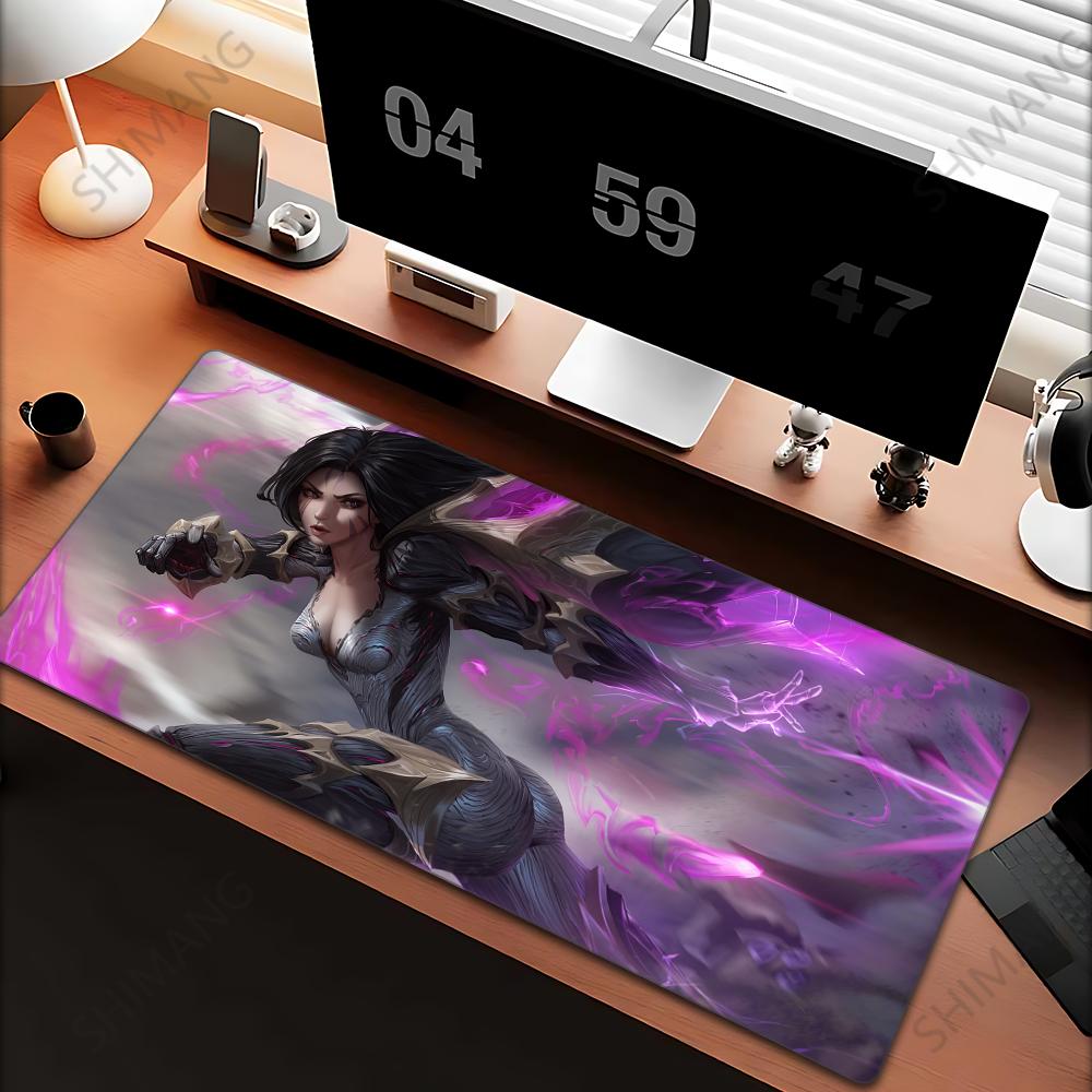 League of Legends Kaisa Large Mouse Pad Gaming Mousepad PC Gamer Computer Office Mouse Mat Keyboard Mat Desk Pad Laptop Mausepad