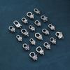 S925 Sterling Silber Hummerverschluss DIY Schmuck Handgefertigtes Zubehör Verschluss Armband Halskette Verbindungsverschluss