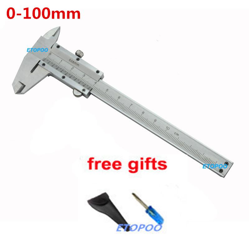 Mini Vernier Caliper 70mm 100mm 150mm Hardened Metric Machinist 0-70mm Stainless Steel slide gauge Portable Measuring Tool 0-100mm