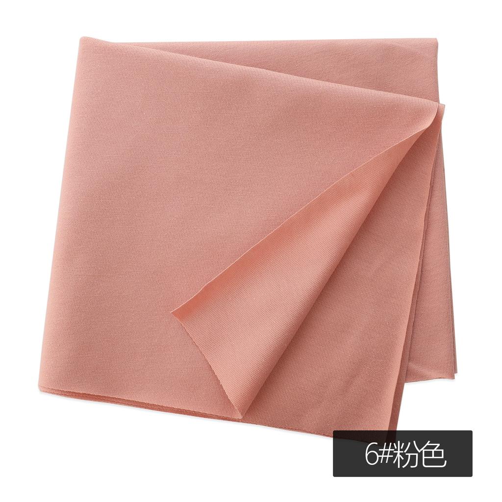 All Cotton Plain Knit Fabric Summer Baby Short Sleeved Thin Jersey Jacket Inner Lining Home Dress DIY Fashionable Sewing Cloth