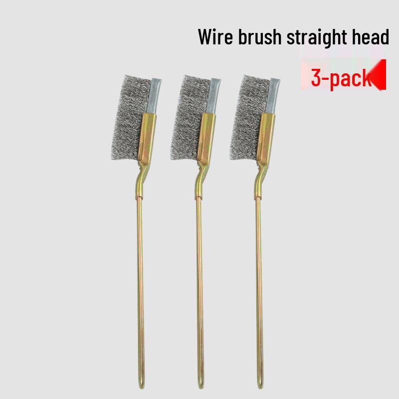 Stainless Steel Wire Brush with Handle - Rust Remover and Barbecue Grill Cleaner