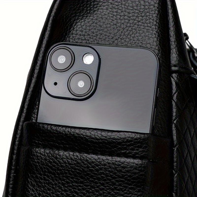 Casual Women's Crossbody Bag with Stripes, PU Leather, Tassel Detail, Lightweight, Removable Strap