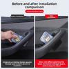 Car Door Handle Filler Storage Box Inner Handle Organizer Tidying Tray For Tesla Refreshed Model Y Juniper 2025 2026 Accessories