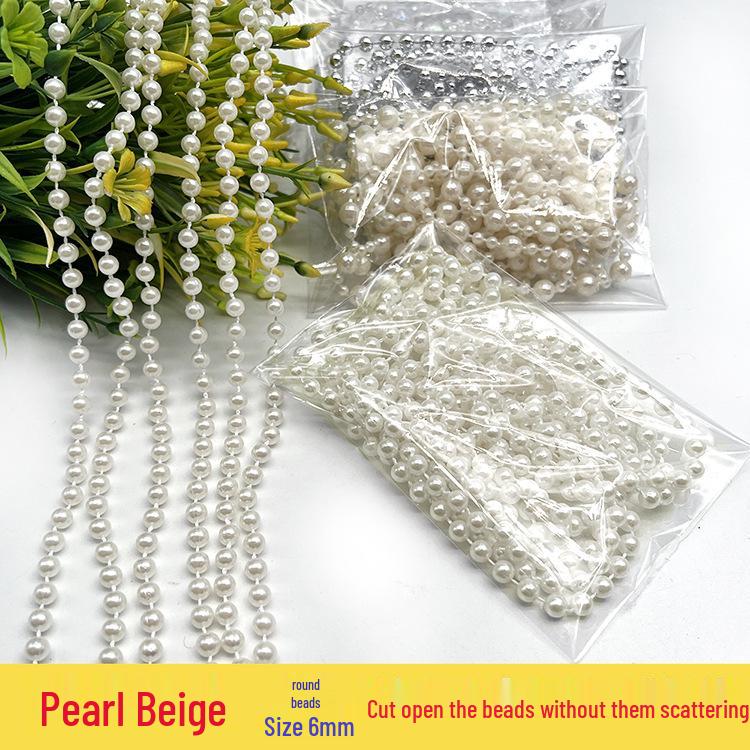 

Adjustable 6-14mm Pearl Strand Chain for DIY Wedding Decor