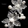 Bridal Accessories Fashion Women Rhinestone Flower Wedding Hair Decorations Party Headband Headdress Jewelry