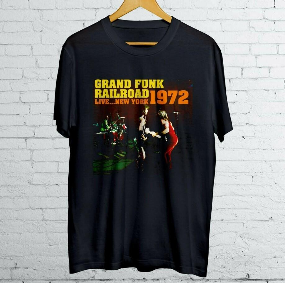 Rare Grand Funk Railroad Vintage Rock Band Tshirt Music Birthday Gift Unisex T-Shirt XXXL