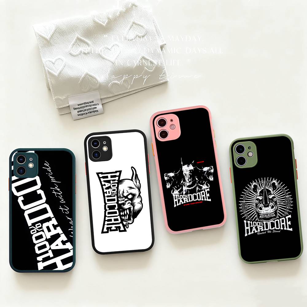 Bone Gabber 100Hardcore Dog Phone Case For IPhone 11 12 13 14 15 16 Pro Plus X XS MAX Matte Bumper Shockproof Cover