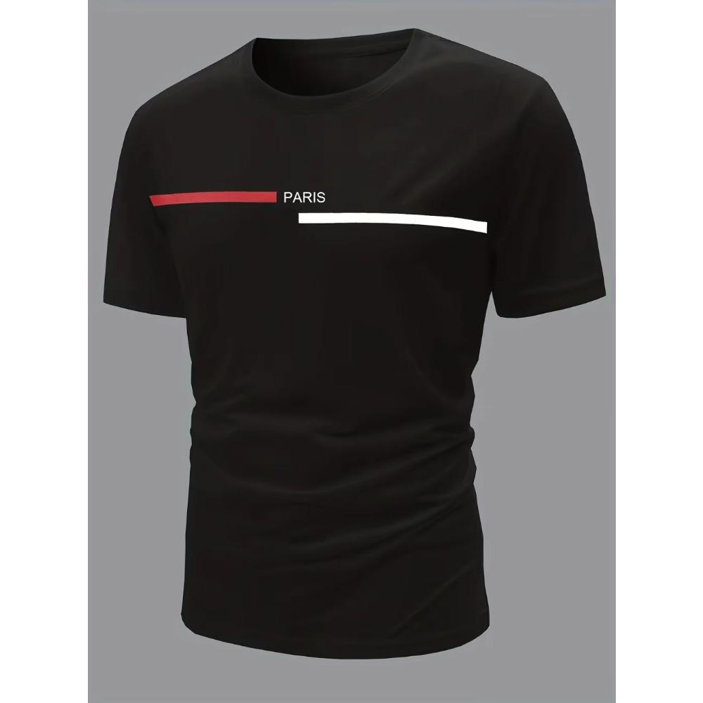 

Мужская летняя футболка с коротким рукавом, из 100% чистого хлопка, свободного кроя, удобная, повседневная и модная, с принтом, с большим круглым вырезом. XXXXXL чёрный