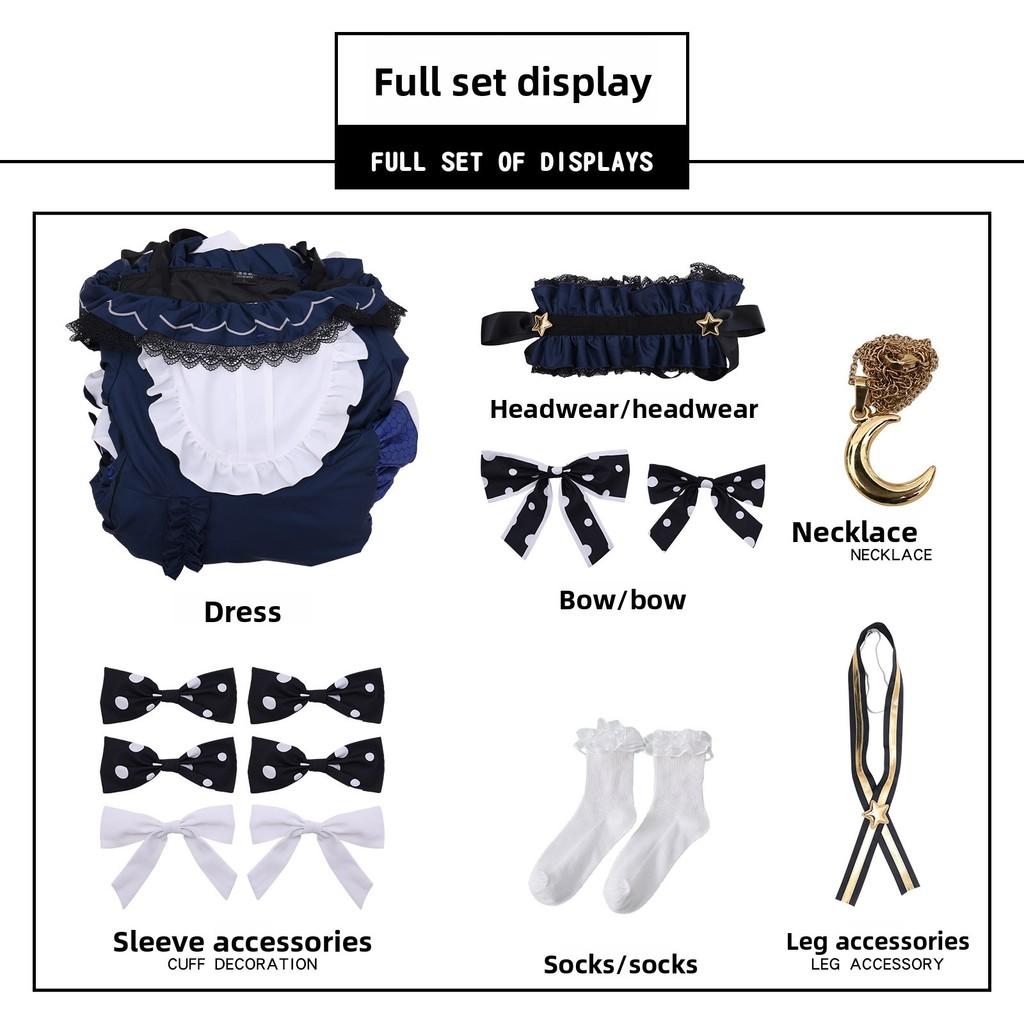 

Cosplay Costume For Anime Game Role Play With Printed Pattern For Fans M