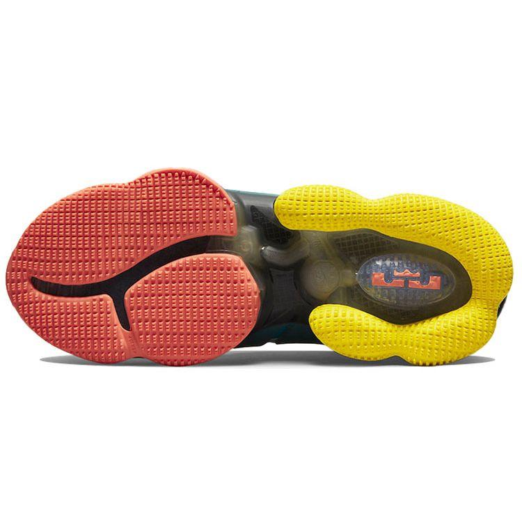 Nike LeBron 19 Christmas Men Sneakers Blue Polarized-Blue Crimson-Bliss DC9338-400