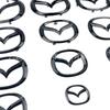 Kompatybilny emblemat Mazda do Mazda 3, Mazda 6, Atenza, CX-4, CX-7 – Przednia kratka i tylna klapa bagażnika.