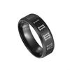 Mode römische Zahl Print Party Club Prom Schmuck Männer Band Finger Ring Geschenk