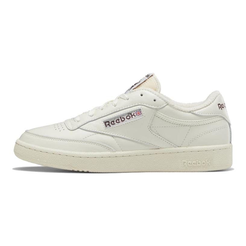 Reebok Club C 85 Vintage Unisex Chalk Alabaster Maroon GX3681 EU 42.5