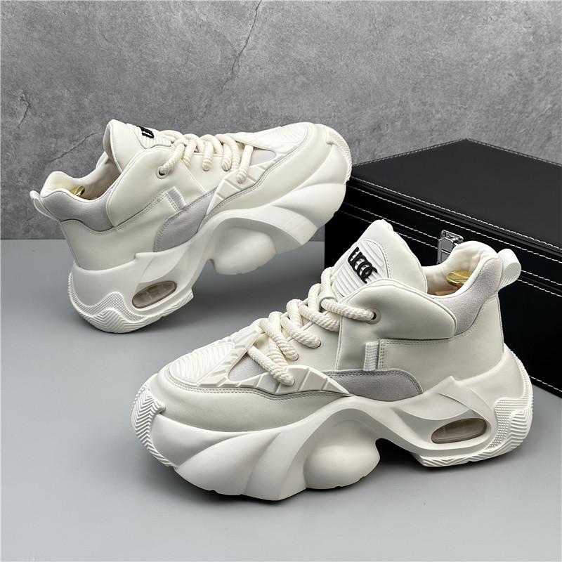 Brand Chunky Men Shoes Fashion Skateboard Shoes for Men New Comfortable Lace Up Vulcanized Shoes Platform Zapatillas Hombre