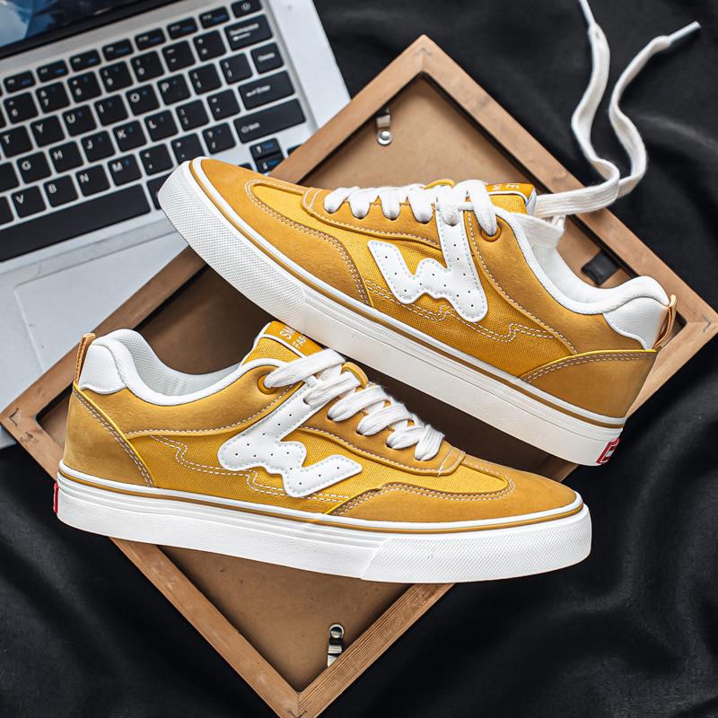 New Niche Low-top Canvas Shoes Student Sports and Leisure Men's Shoes Versatile Board Shoes B2237
