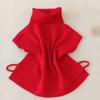 White Knitted Turtleneck Fake Collar Women Detachable Collars Winter False Collars Woman Black Removable Faux Col Half Shirt