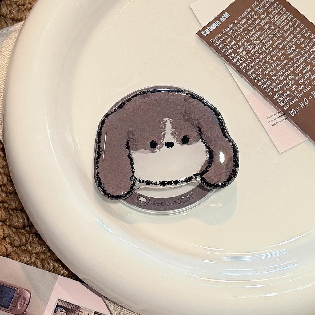 For Magsafe Magnetic Holder Cute Cartoon Animal Mobile Phone Air Bag Holder Retractable Portable Desktop