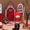 Interactive Fairies Gnomes Door Set For Doll House Doll Christmas Decorations Miniature Scene Display Crafting Accessory