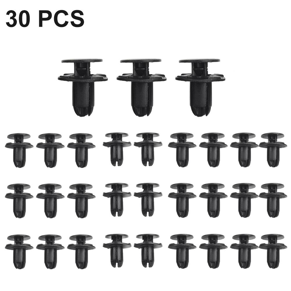 10pcs For Hyundai Retain Clips Length 14mm Nylon 14206-08250-B 1420608250B 86595-2T500 Heads Diameters 8mm Auto Fasteners Rivets