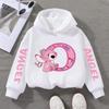 Stitch Hoodies Angel Letter A B C D E F Children Pullover Kid Casual Clothes Anime Kids Sweatshirts for Girl Boy Cartoons Tops