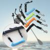 Safety Cord Adjustable Canoe Paddle Leash Coiled Safety Lanyard Strap with Snap Hook for Kayak Securing Surfing Cycling
