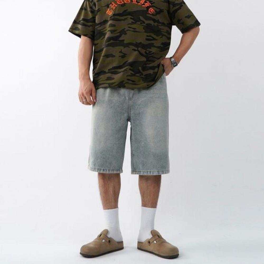 Onl Men Track 7 8 Denim Bermuda Shorts