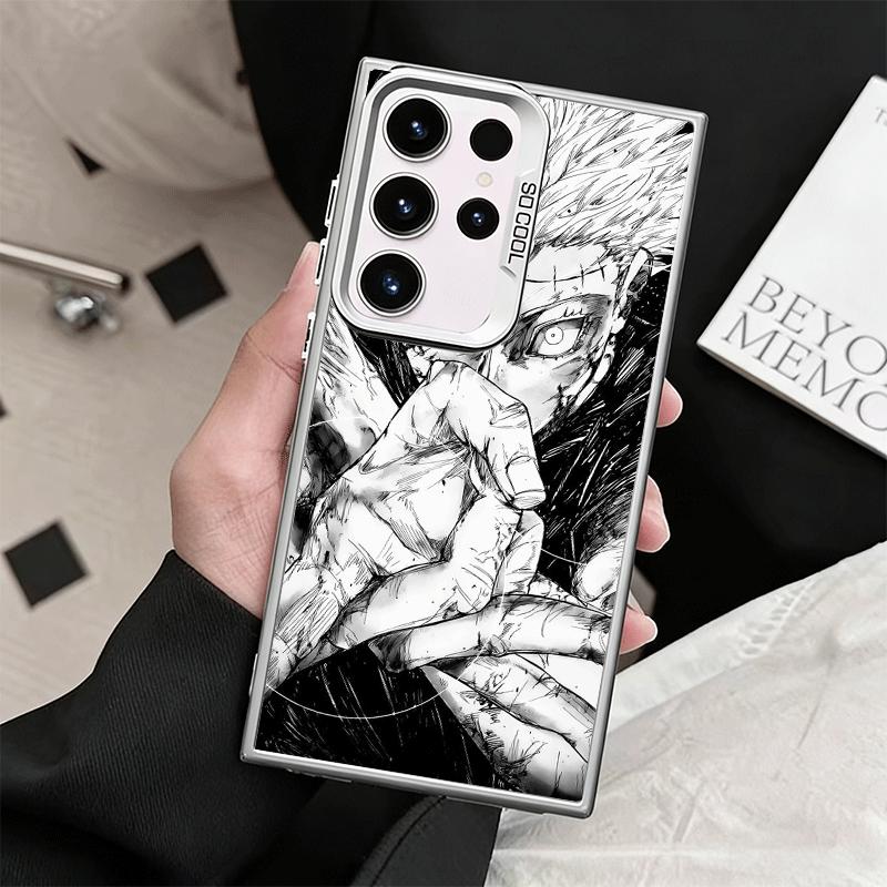 Anime Gojo Satoru JUJUSU Weiche Handyhülle für Samsung Galaxy S24 S25 FE S26 Edge S23 Ultra S22 Plus S21 + Stoßfeste Hülle Rückseite S